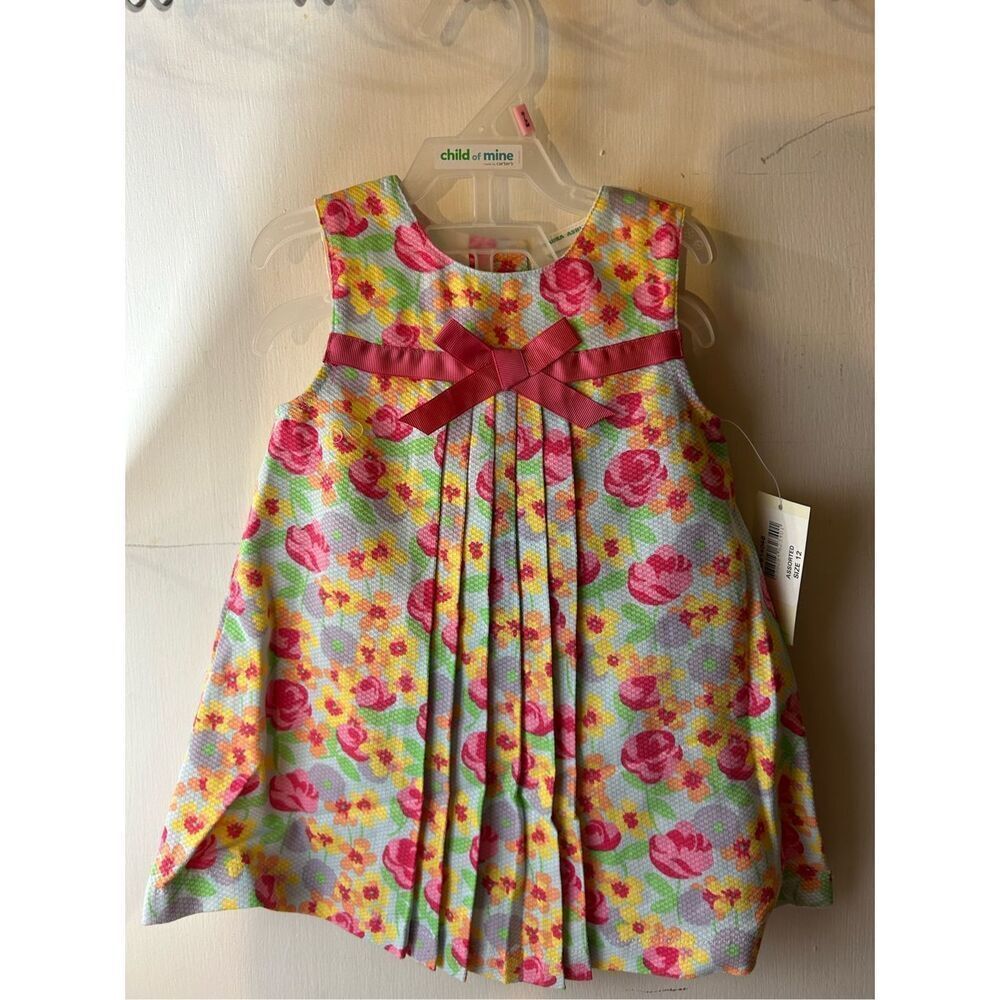 Laura Ashley 12m infant‎ dress with matching bloomers rn#83603